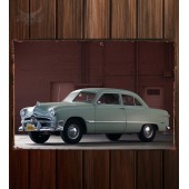 Металлическая табличка Ford Custom Deluxe Tudor Sedan (70B)
